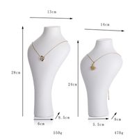Elegant Simple Style Solid Color Resin Spray Paint Jewelry Display main image 2