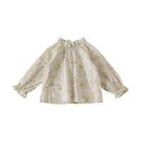 Simple Style Solid Color Linen Baby Clothing Sets sku image 9