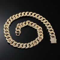 Hip-hop Exaggerated Chain Alloy Plating Inlay Rhinestones Men's Necklace sku image 5