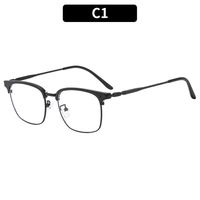 Business Solid Color Ac Square Full Frame Optical Glasses sku image 1