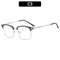 Business Solid Color Ac Square Full Frame Optical Glasses sku image 3