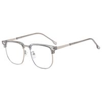 Casual Simple Style Solid Color Ac Square Full Frame Optical Glasses main image 3