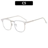 Casual Simple Style Solid Color Ac Square Full Frame Optical Glasses sku image 5