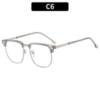 Casual Simple Style Solid Color Ac Square Full Frame Optical Glasses sku image 6