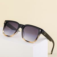 Simple Style Solid Color Pc Square Full Frame Men's Sunglasses main image 3