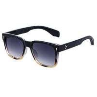 Simple Style Solid Color Pc Square Full Frame Men's Sunglasses sku image 2