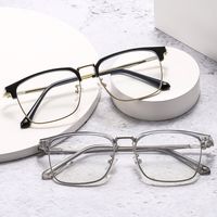 Classic Style Solid Color Ac Square Full Frame Optical Glasses main image 1
