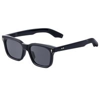 Simple Style Solid Color Pc Square Full Frame Men's Sunglasses sku image 1