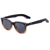 Simple Style Solid Color Pc Square Full Frame Men's Sunglasses sku image 6