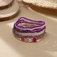 Vacation Bohemian Round Glass Beaded Women's Bracelets main image 4