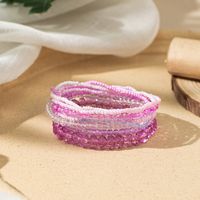 Vacation Bohemian Round Glass Beaded Women's Bracelets sku image 3