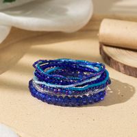 Vacation Bohemian Round Glass Beaded Women's Bracelets sku image 5