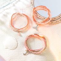 Vacation Bohemian Ocean Mermaid Shell Glass Beaded Women's Bracelets main image 6
