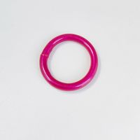 Großhandel Schmuck Einfacher Stil Kreis Runden Kunststoff Ringe sku image 3