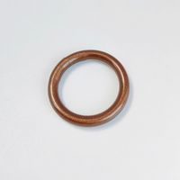 Großhandel Schmuck Einfacher Stil Kreis Runden Kunststoff Ringe sku image 1
