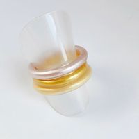 Wholesale Jewelry Simple Style Circle Round Plastic Rings main image 2