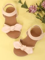 Girl's Casual Elegant Multicolor Point Toe Casual Sandals sku image 1