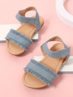 Girl's Casual Multicolor Point Toe Casual Sandals main image 1