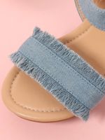 Girl's Casual Multicolor Point Toe Casual Sandals main image 4