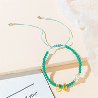 Simple Style Letter Artificial Crystal Beaded Braid Women's Bracelets main image 3
