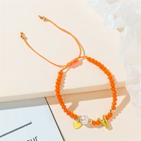Simple Style Letter Artificial Crystal Beaded Braid Women's Bracelets main image 6