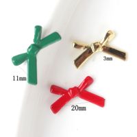 10 PCS/Package Alloy Bow Knot Beads main image 2