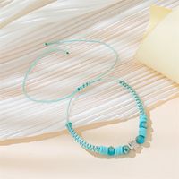 Basic Color Block Star Artificial Crystal Beaded Braid Women's Bracelets main image 4