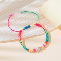 Basic Color Block Star Artificial Crystal Beaded Braid Women's Bracelets main image 5