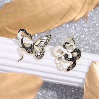 Vintage Style Flower Snake Butterfly Alloy Plating Unisex Brooches main image 5
