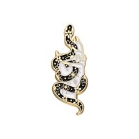 Vintage Style Flower Snake Butterfly Alloy Plating Unisex Brooches sku image 3