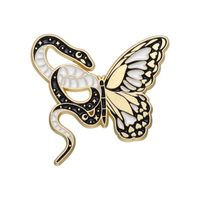Vintage Style Flower Snake Butterfly Alloy Plating Unisex Brooches sku image 4