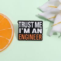 Cute Letter Alloy Plating Unisex Brooches main image 3