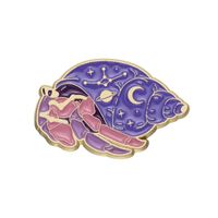 Cute Conch Hippocampus Octopus Alloy Plating Unisex Brooches sku image 1