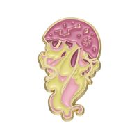 Cute Conch Hippocampus Octopus Alloy Plating Unisex Brooches sku image 2