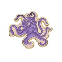 Cute Conch Hippocampus Octopus Alloy Plating Unisex Brooches sku image 4
