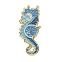 Cute Conch Hippocampus Octopus Alloy Plating Unisex Brooches sku image 5