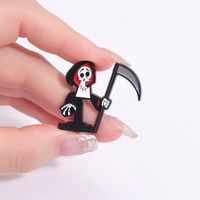 Cute Cartoon Character Death Alloy Plating Unisex Brooches main image 3