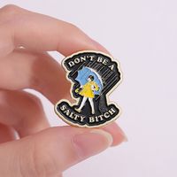 Cute Cartoon Character Letter Umbrella Alloy Plating Unisex Brooches main image 3