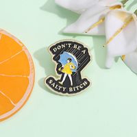Cute Cartoon Character Letter Umbrella Alloy Plating Unisex Brooches main image 4