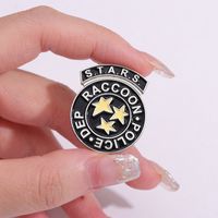 Simple Style Letter Star Alloy Plating Unisex Brooches main image 3