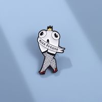 Funny Geometric Cartoon Character Alloy Plating Unisex Brooches main image 1