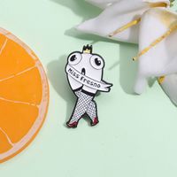 Funny Geometric Cartoon Character Alloy Plating Unisex Brooches main image 4