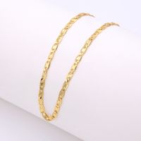 Hip-hop Classic Style Flower Copper Plating 18k Gold Plated Necklace main image 1