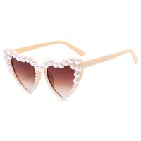 Vacation Wings Ac Special-Shaped Mirror Inlaid Pearls Full Frame Women's Sunglasses main image 4