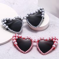 Vacation Wings Ac Special-Shaped Mirror Inlaid Pearls Full Frame Women's Sunglasses main image 6