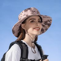 Women's Elegant Simple Style Classic Style Color Block Flat Eaves Bucket Hat main image 4