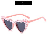 Vacation Wings Ac Special-Shaped Mirror Inlaid Pearls Full Frame Women's Sunglasses sku image 3