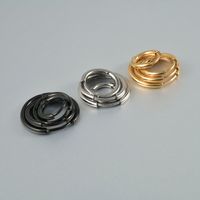 1 Pair Casual Simple Style Classic Style Solid Color Plating Stainless Steel Ear Studs main image 4