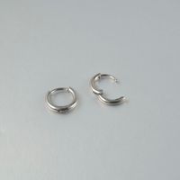 1 Pair Casual Simple Style Classic Style Solid Color Plating Stainless Steel Ear Studs sku image 1