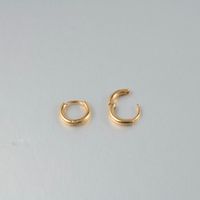 1 Pair Casual Simple Style Classic Style Solid Color Plating Stainless Steel Ear Studs sku image 9